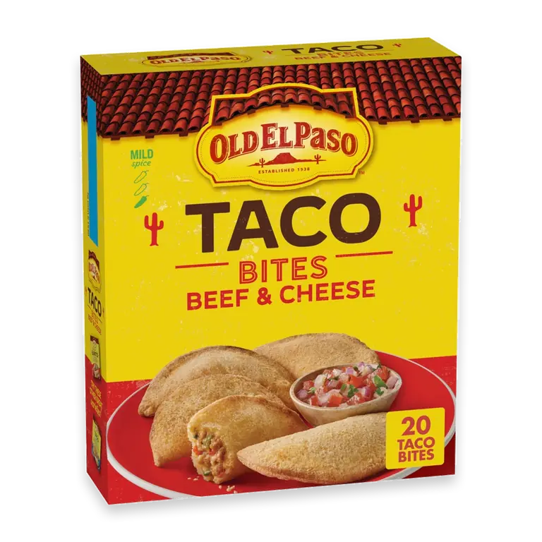 Beef and Cheese Taco Bites Frozen Snacks