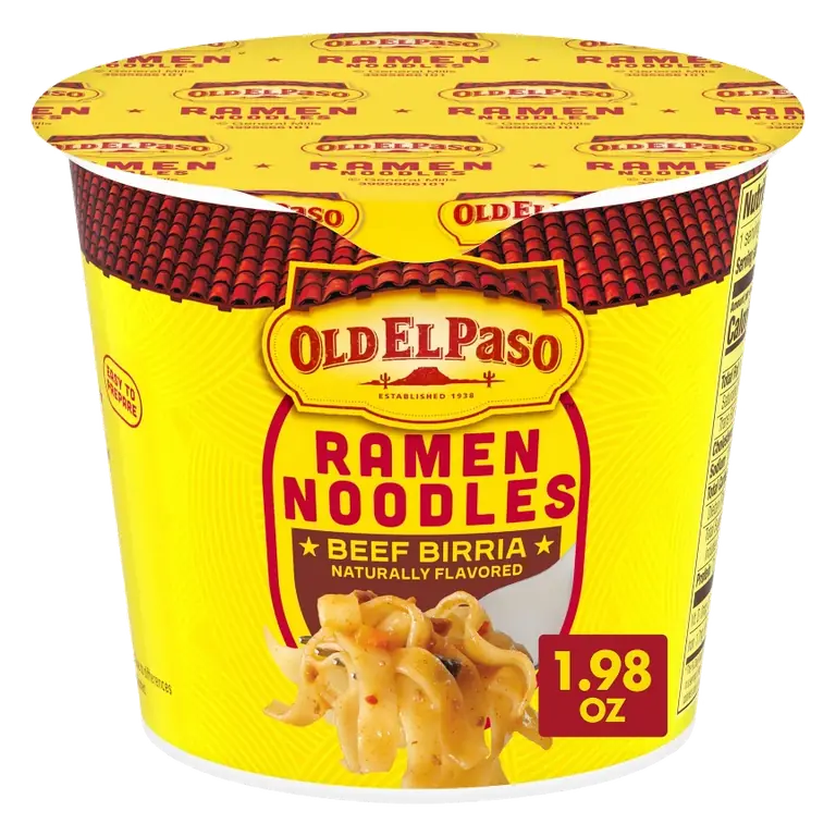Old El Paso Beef Birria Ramen Noodles Cup, 1.98oz
