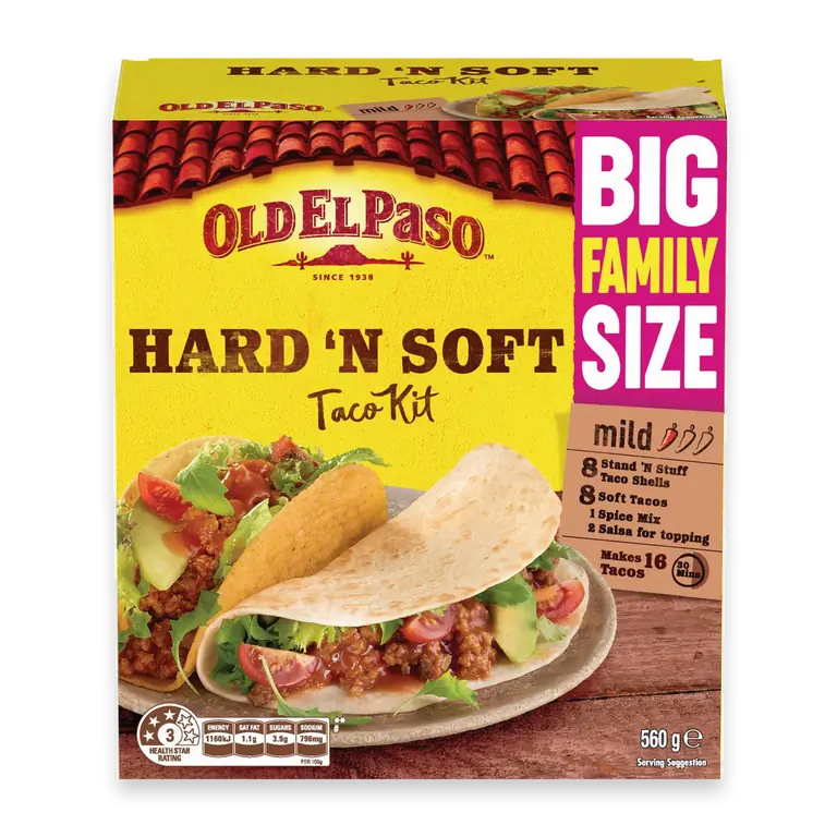 Bulk Hard & Soft Taco Kit Mexican Style