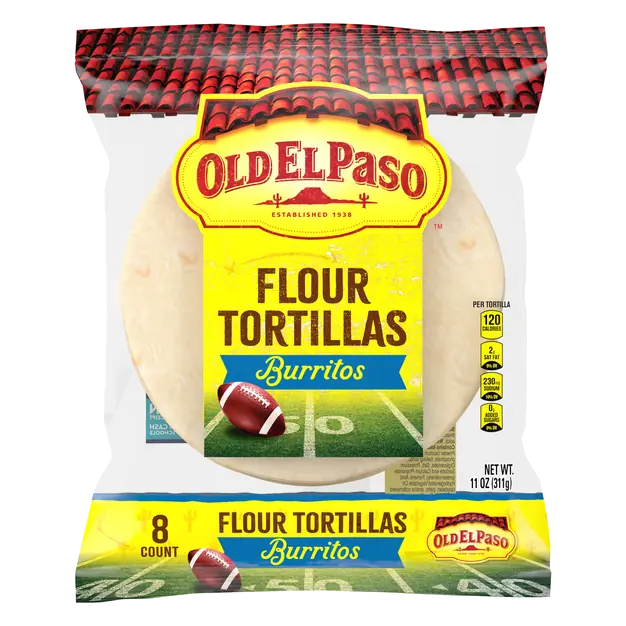 Burritos Flour Tortillas 8 Inch - 8 ct