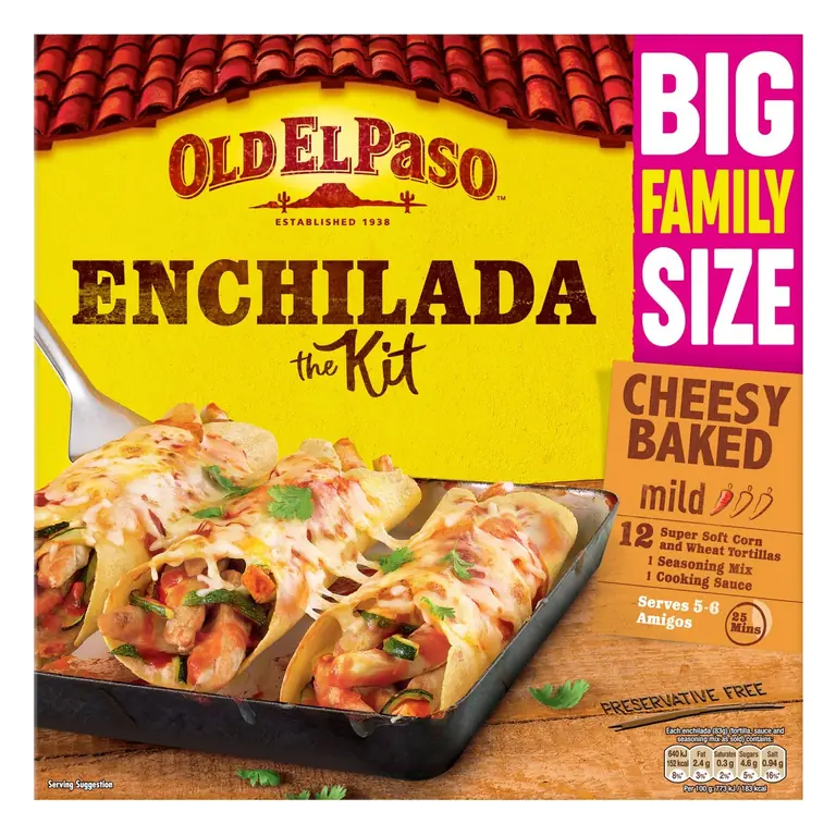 Cheesy Baked Enchilada Kit 995g