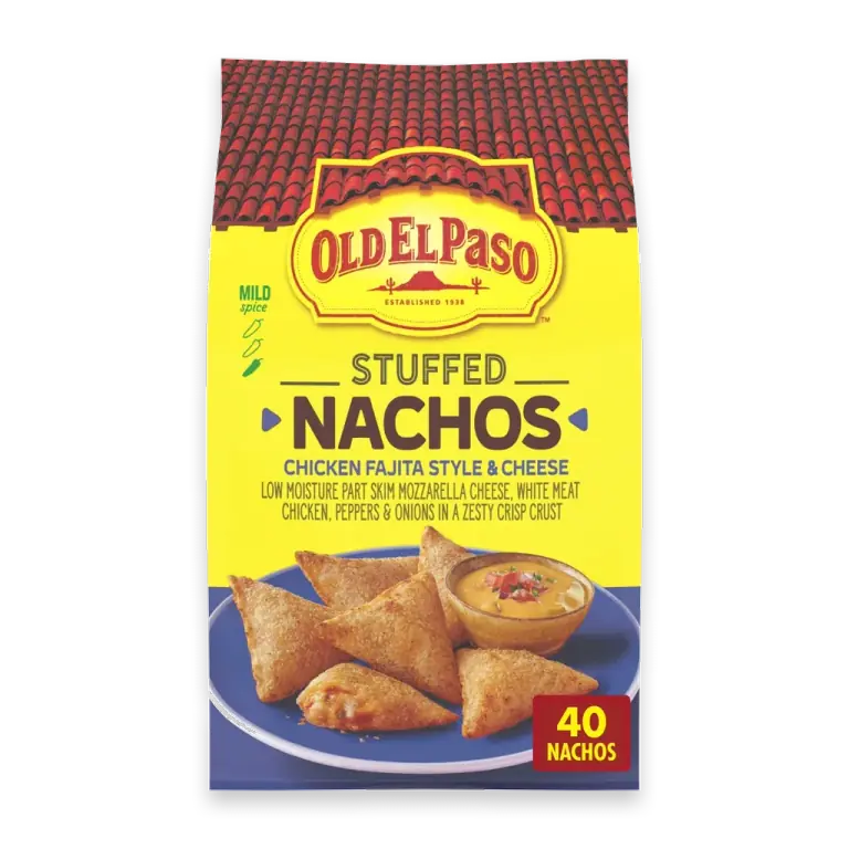 Chicken Fajita Style Cheese Stuffed Nachos Frozen Snacks