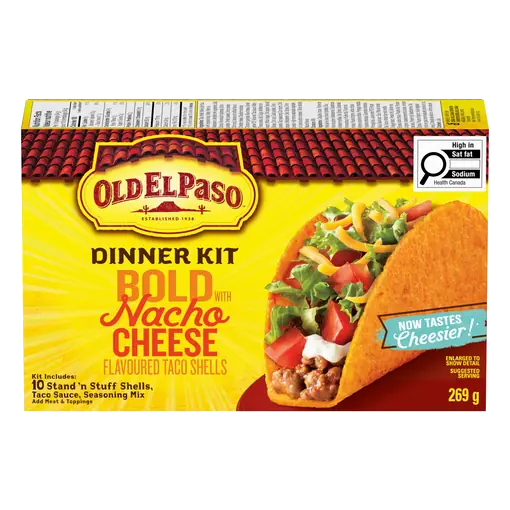 Dinner Kit Bold Taco With Nacho Cheese 269 g