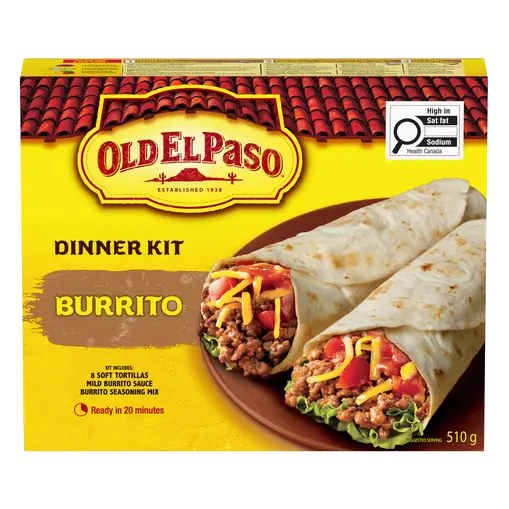Dinner Kit Burrito 510 g