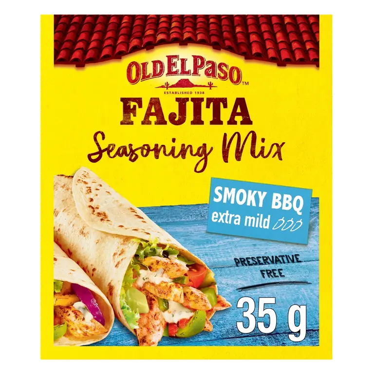 Extra Mild Smoky BBQ Fajita Seasoning Mix 35g