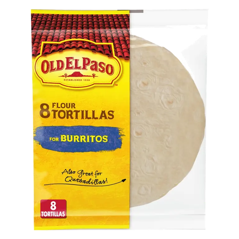 Flour Tortilla Shells for Burritos