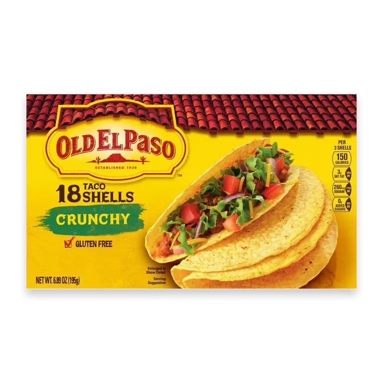 Gluten Free Crunchy Taco Shells