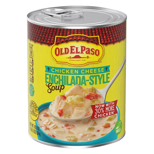 Gluten Free Mild Chicken Cheese Enchilada-Style Soup