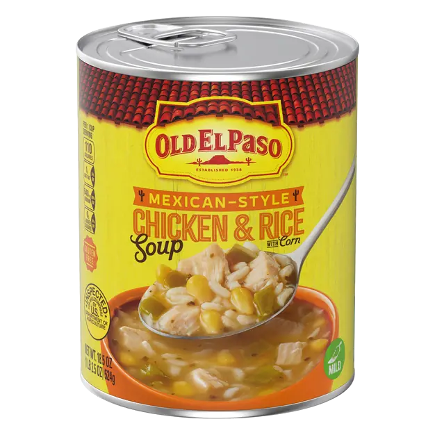 Gluten Free Mild Mexican Style Chicken & Rice Soup