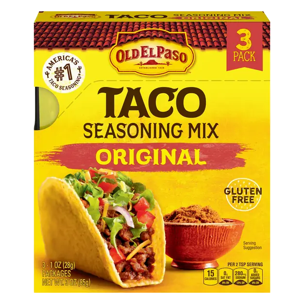 Gluten Free Original Taco Seasoning Mix Packet - 3 ct
