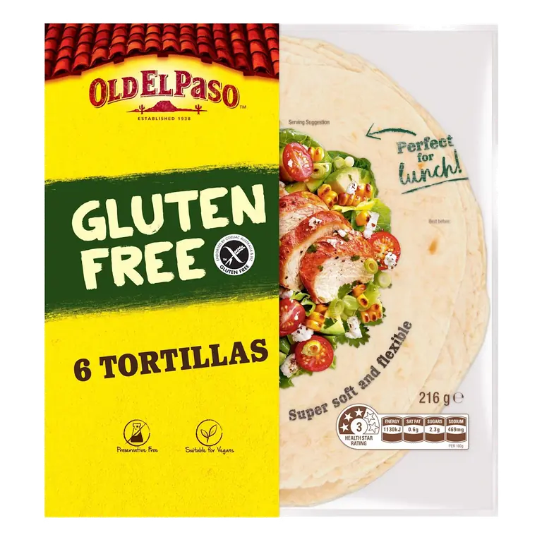 Gluten Free Tortilla