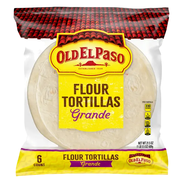 Grande Flour Tortillas - 6 ct