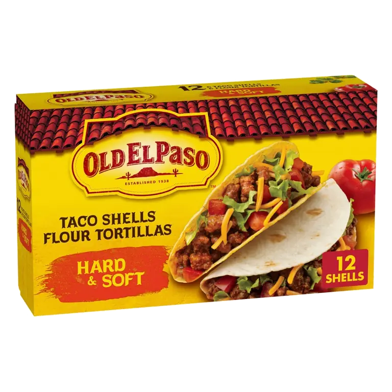 Hard and Soft Taco Shells and Flour Tortillas