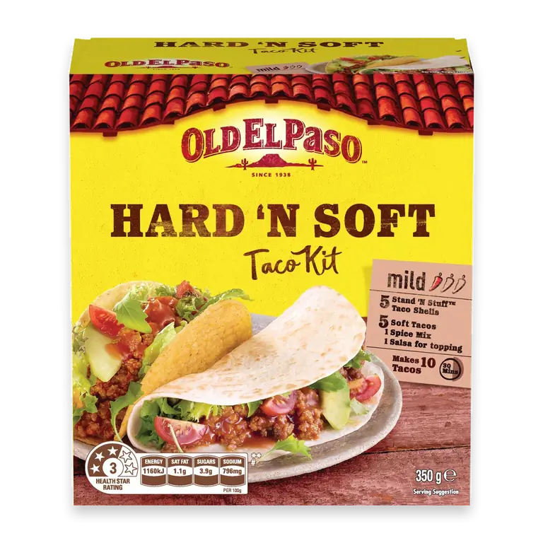 Hard 'N Soft Taco Kit Mexican Style