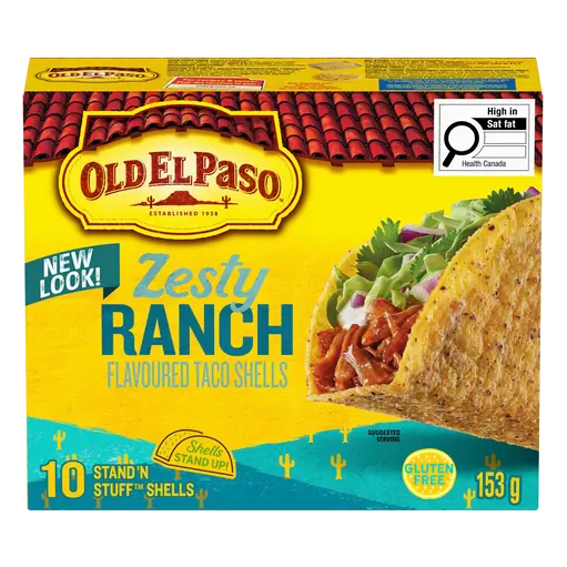 Hard Taco Shells Stand n' Stuff Ranch Blasted 153 g