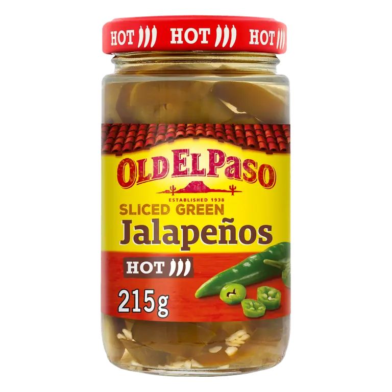 Old El Paso Jalapeños 215g