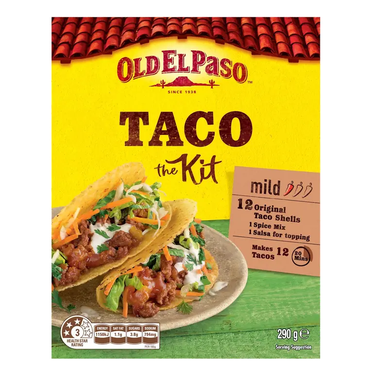 Mexican Mild 12 Taco Kit