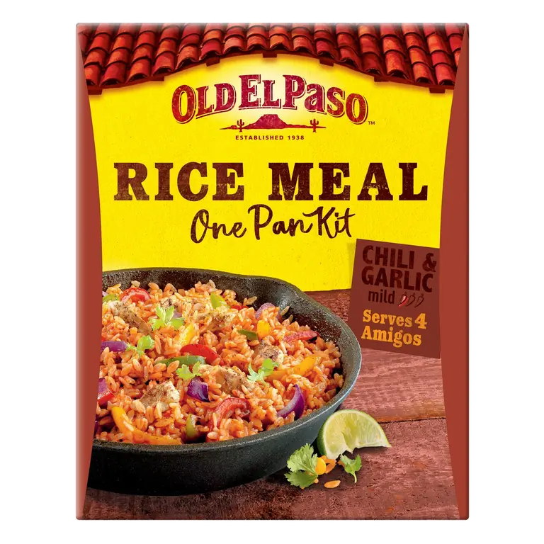 Mexican One Pan Chilli & Garlic Rice Meal For Chicken Kit 355g