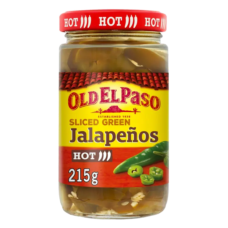 Mexican Sliced Green Jalapenos 215g