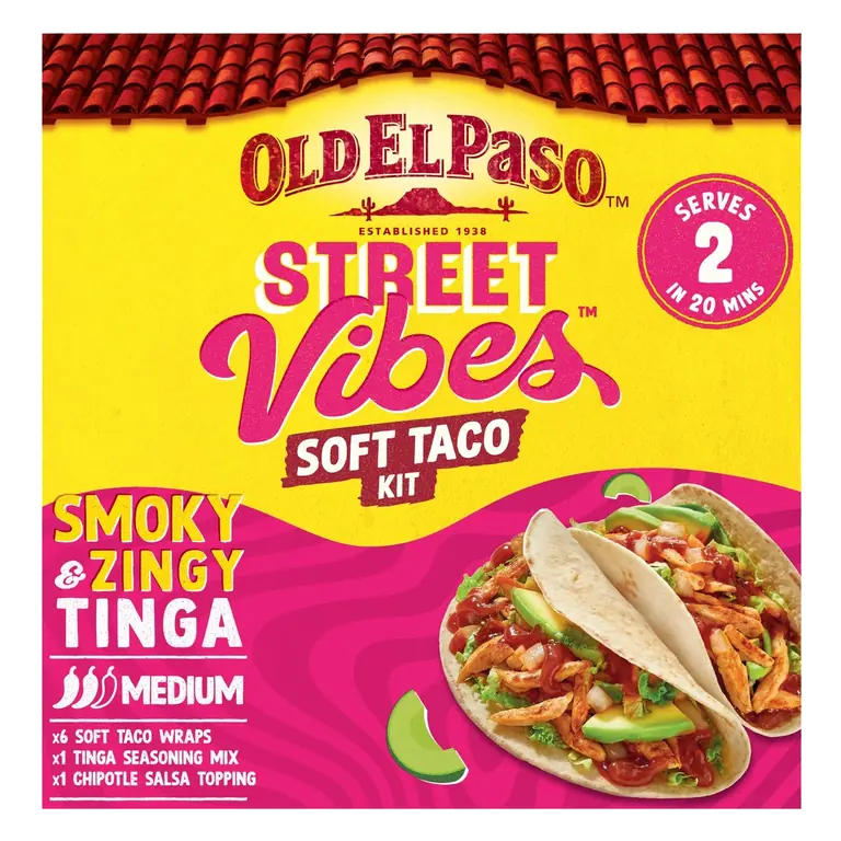 Mexican Street Vibes Tinga Soft Taco Kit 257g