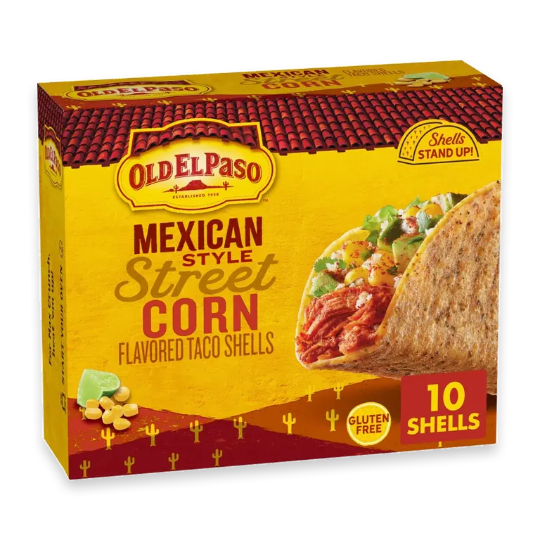 Mexican Style Street Corn Stand 'N Stuff Taco Shells
