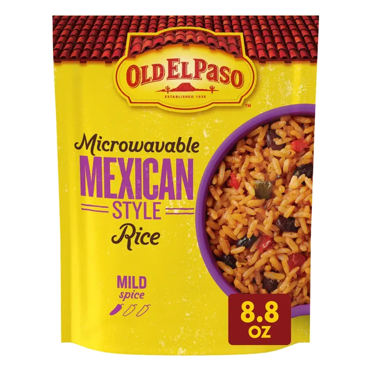 Microwavable Mexican Style Rice