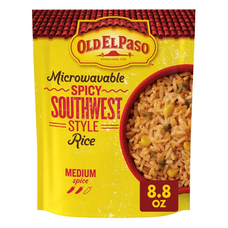 Microwavable Spicy Southwest Style Rice
