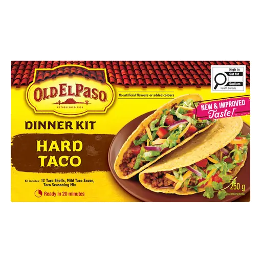Dinner Kit Hard Taco 250 g