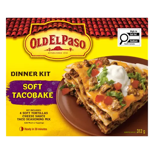 Dinner Kit Soft Taco Bake 312 g