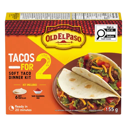 Taco Dinner Kit Tacos For Two Soft 155 g