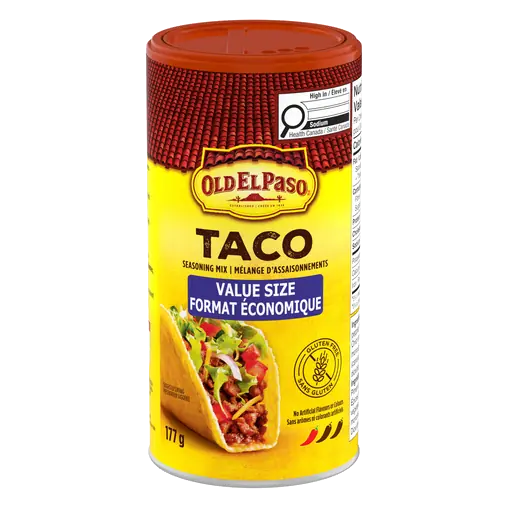 Taco Seasoning Mix Original Value Size 177 g