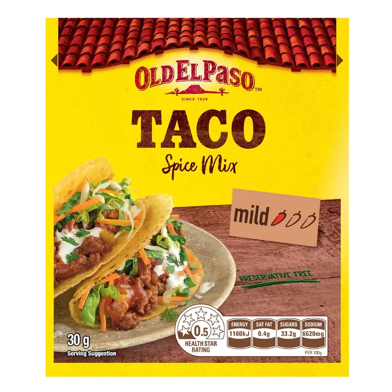 Original Mexican Taco Spice Mix Mild
