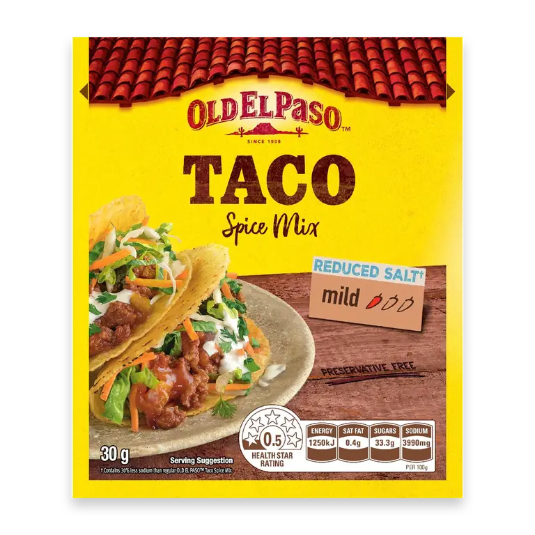 Reduced Salt Taco Spice Mix Taco Spice Mix