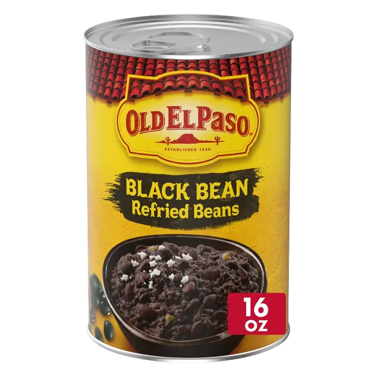 Old El Paso Refried Black Beans, 16oz