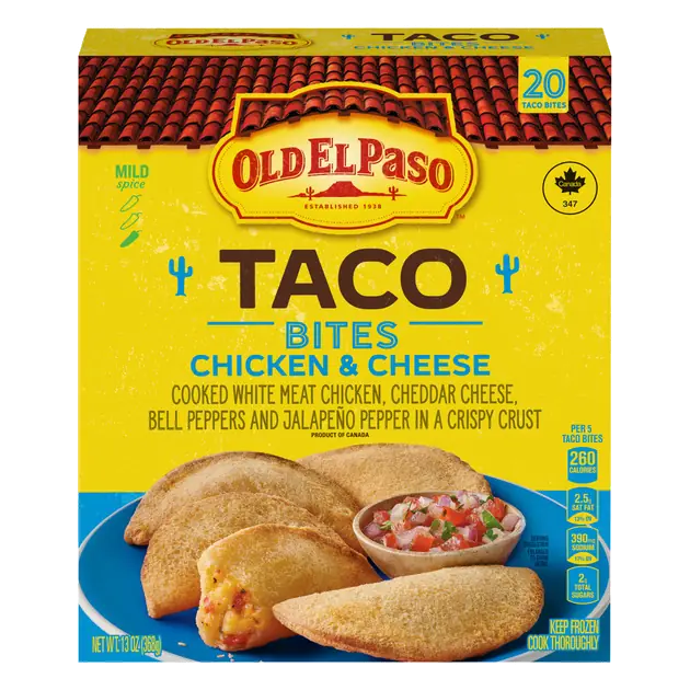Taco Bites Chicken and Cheese