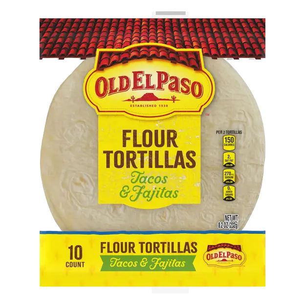 Taco & Fajitas Flour Tortillas 6 Inch - 10 ct