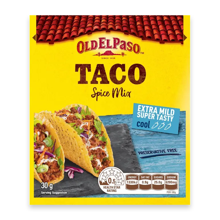 Taco Spice Mix Extra Mild