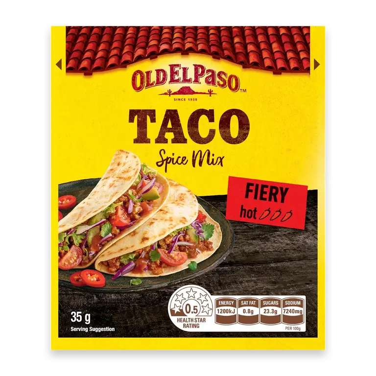 Taco Spice Mix Fiery Hot