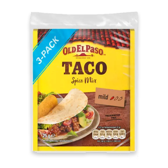 Taco Spice Mix Mild 3-pack