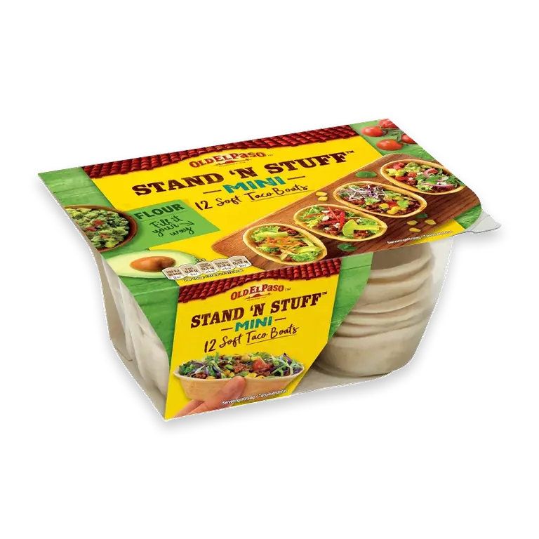 Tacobåt Mini stand 'n stuff soft torillas mini 12-p
