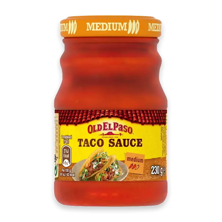 Tacosås medium 230g
