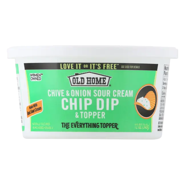 Old Home Chive & Onion Sour Cream Chip Dip & Topper