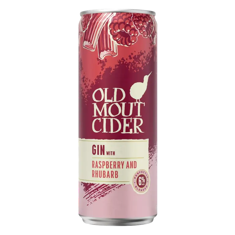 330ml Gin Cocktail Raspberry & Rhubarb Can