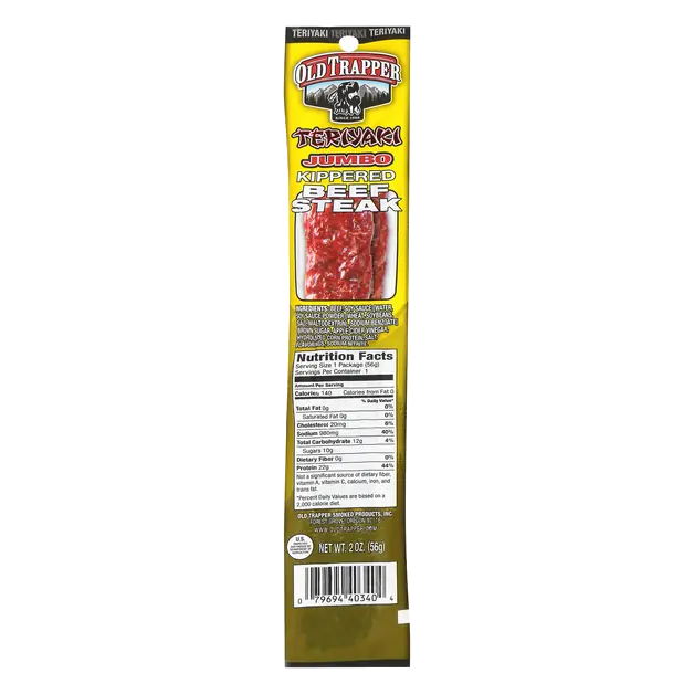 Jumbo Kippered Teriyaki Beef Steak Stick