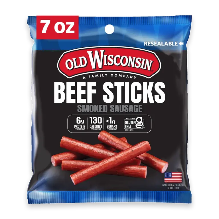 Beef Sticks Smoked Sausage 7 oz