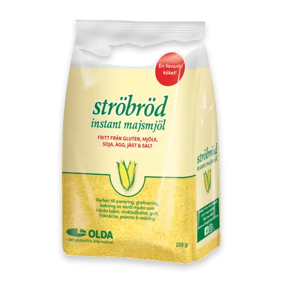 Ströbröd Instant Majsmjöl Glutenfritt