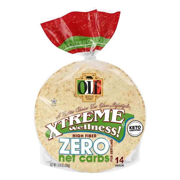 Ole Xtreme Wellness! Zero Keto High Street Taco Tortillas 4.5 Inch - 14 ct