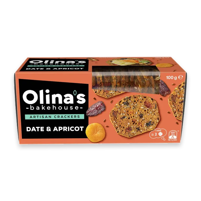 Artisan Crackers Biscuits Date & Apricot