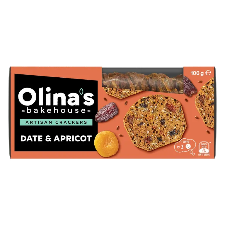 Artisan Crackers Date & Apricot