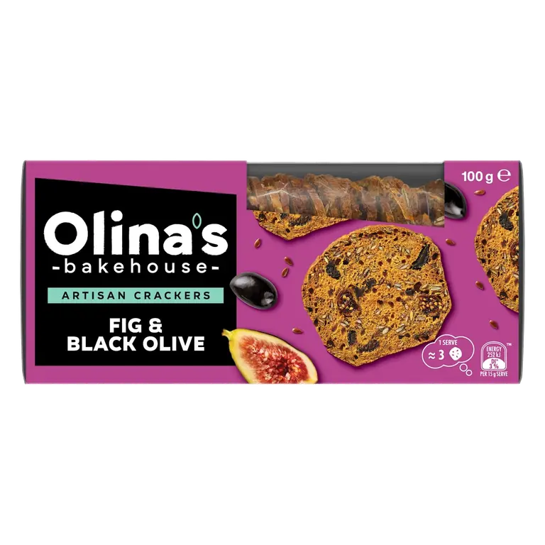 Artisan Crackers Fig & Black Olive